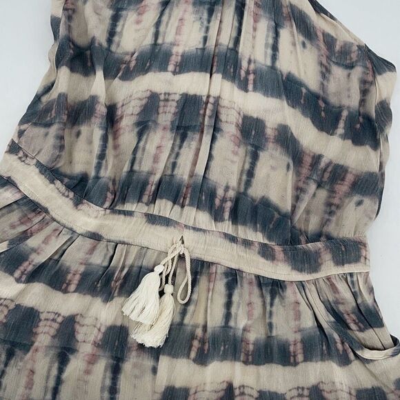 Vitamin A Womens Boho Tie-Dye Halter Romper Multicolor Size Small - Picture 6 of 9